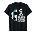 11 Years Being Awesome Soccer Lover T-Shirt - Aesthetic Graphic Unisex