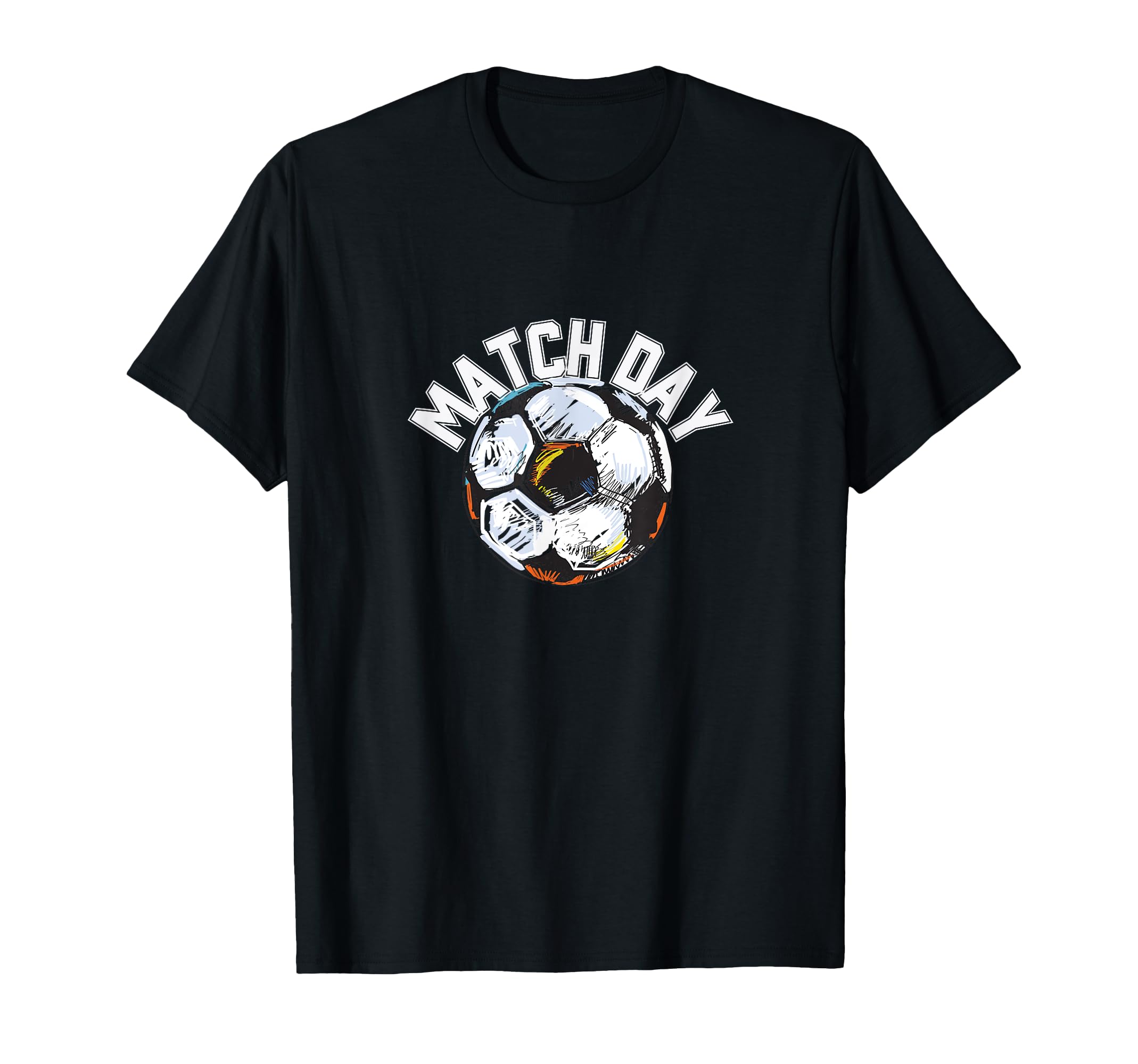 Match Day Soccer Futbol Player Game T-Shirt - Trendy Graphic Unisex