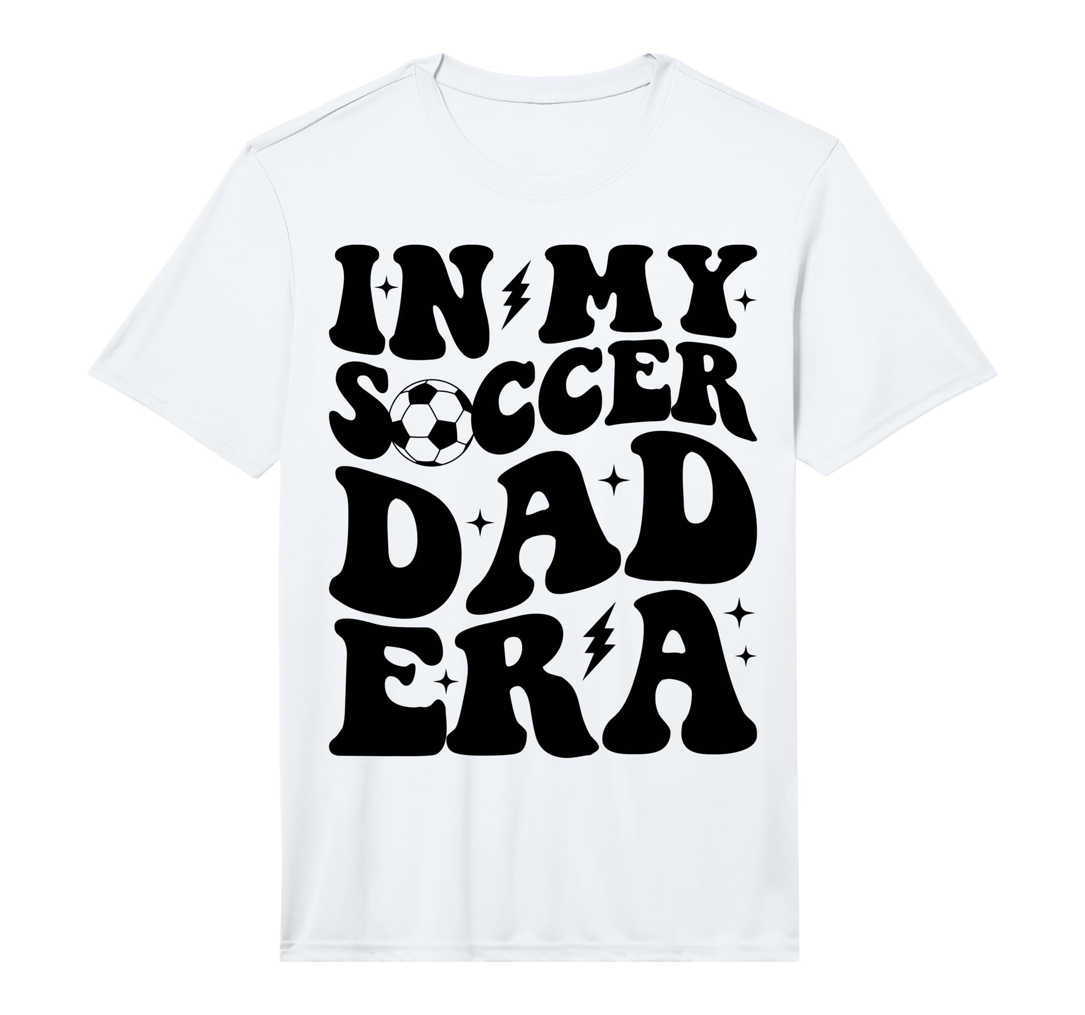 Groovy My Soccer Dad Era Performance T-Shirt - Custom Art Print Unisex