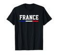 France Flag Soccer Football World T-Shirt - Custom Art Print for Adults