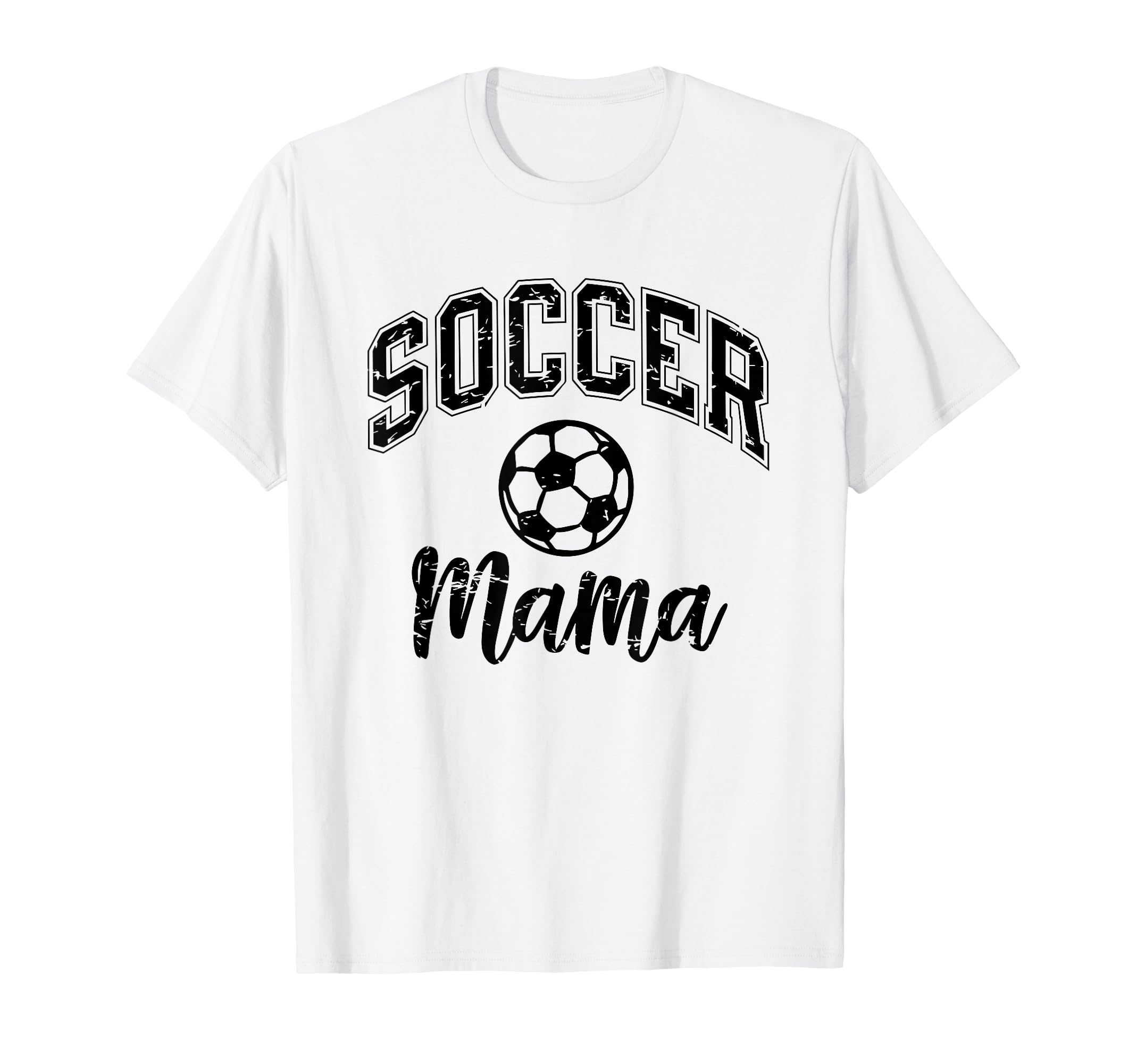 Soccer Mom Life Distressed T-Shirt - Streetwear Style Unisex