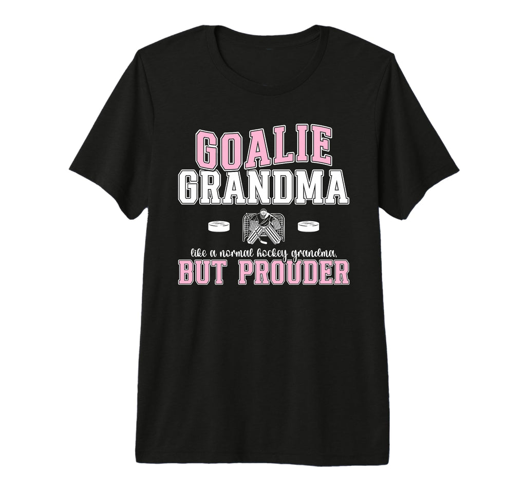 Hockey Goalie Grandma Hockey Keeper T-Shirt - Custom Art Print Men Women