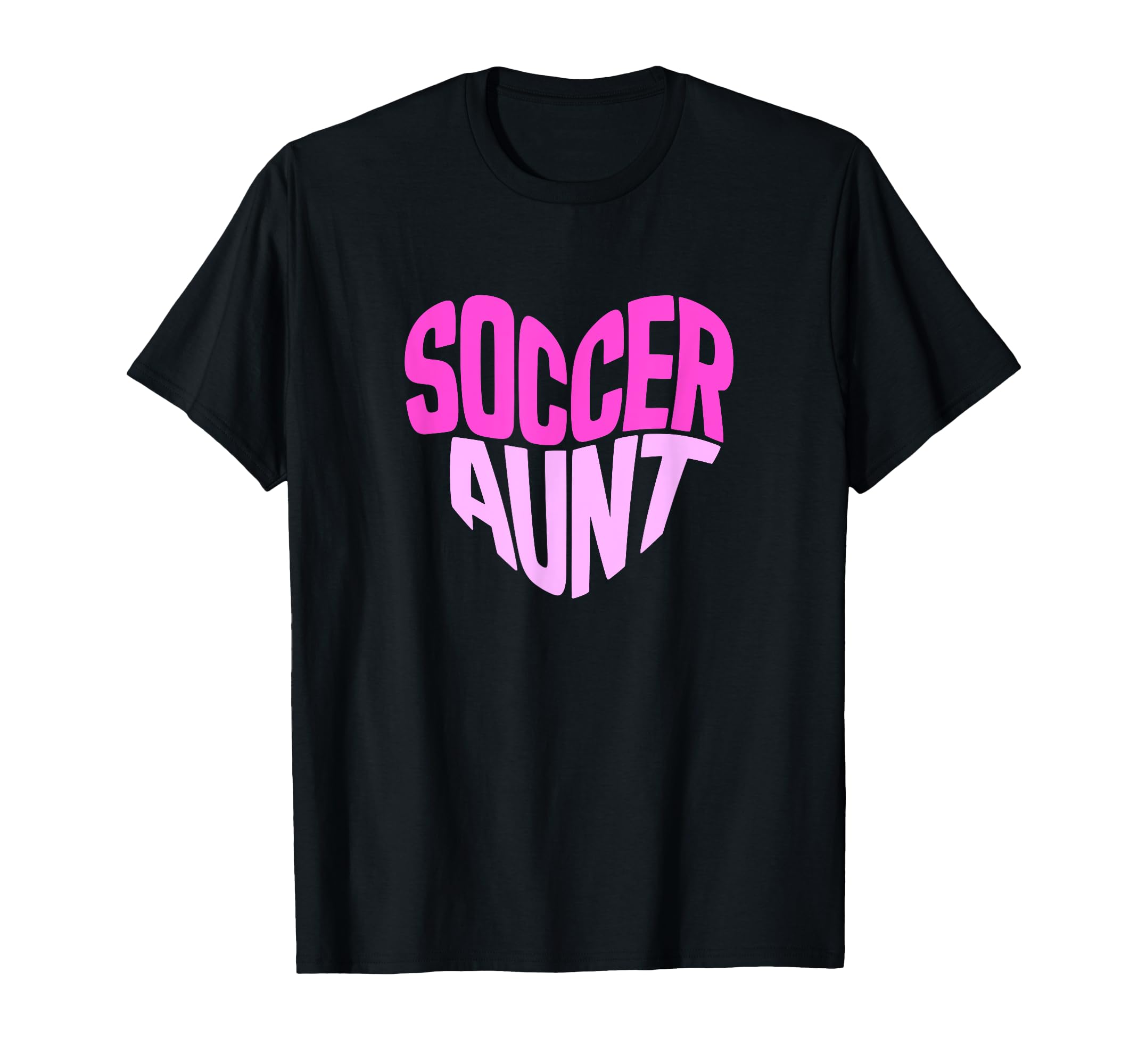 Soccer Aunt Proud Soccer Auntie Heart T-Shirt - Aesthetic Graphic Men Women
