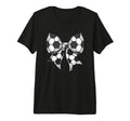 Soccer Sports Coquette Bow Tri Blend T-Shirt - Unique Graphic Men Women