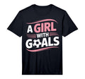 Soccer Player Goals Team Motivation T-Shirt - Fun Novelty Design Unisex