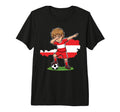 Austria Soccer Dab Flag Football Tri T-Shirt - Custom Art Print for Adults
