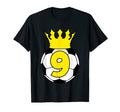 Soccer Football Yellow 9Th T-Shirt - Casual Everyday Wear for Adults
