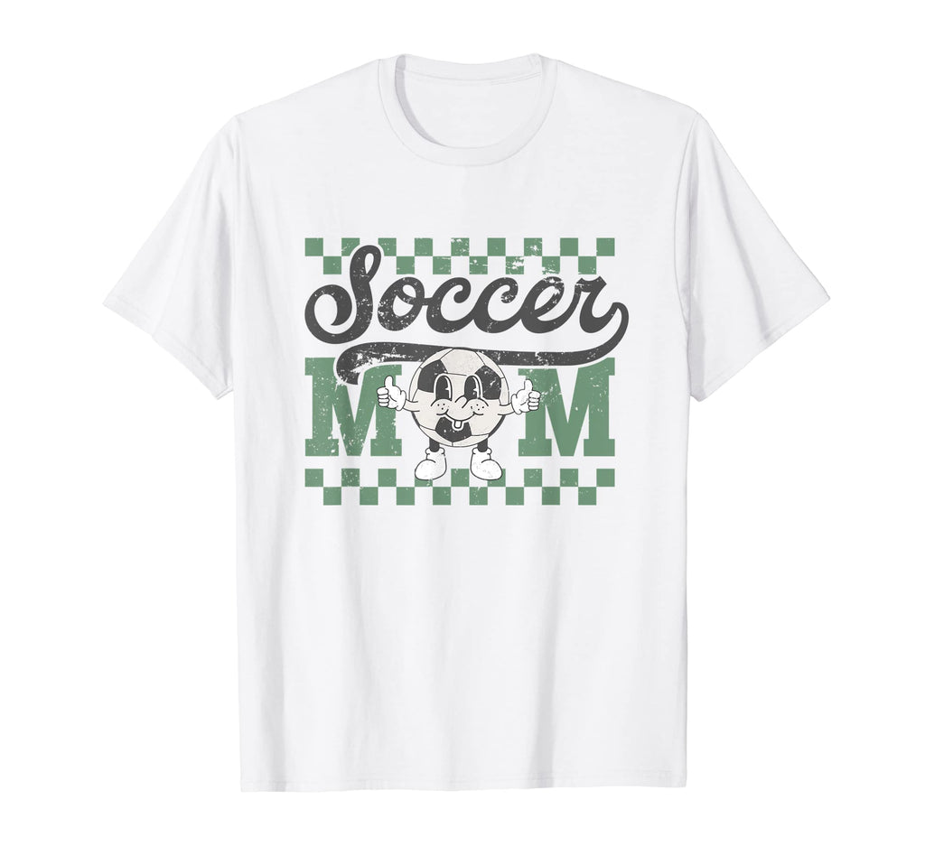 Soccer Mom Mama Soccer Family Character T-Shirt - Novelty Apparel Men Women