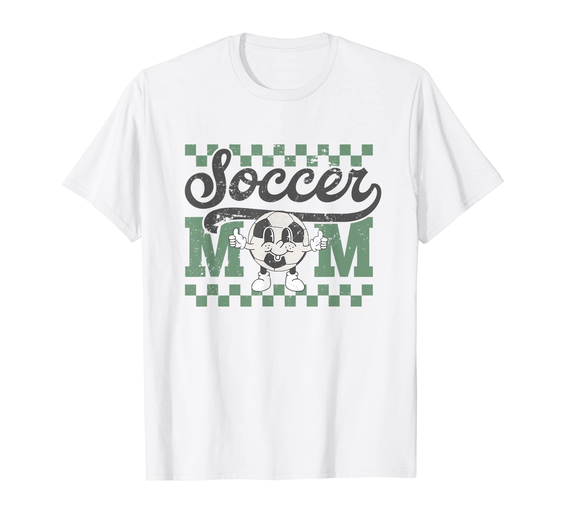 Soccer Mom Mama Soccer Family Character T-Shirt - Novelty Apparel Men Women