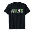 Soccer Auntie Aunt Birthday Party T-Shirt - Trendy Graphic for Adults