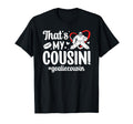 My Cousin Hockey Goalie Cousin T-Shirt - Minimalist Print for Adults