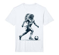 Funny Player Soccer Native American T-Shirt - Aesthetic Graphic for Adults