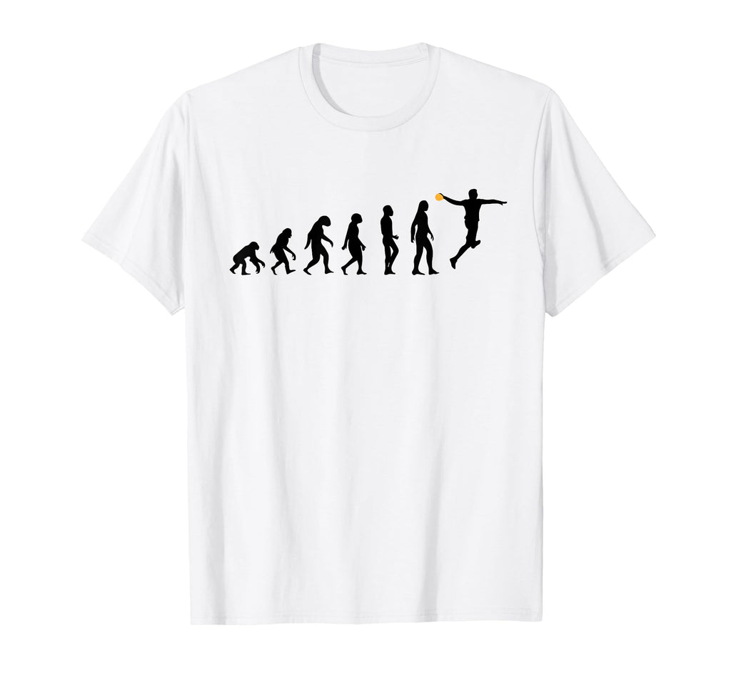 Handball Evoultion Handballer Ball T-Shirt - Novelty Apparel for Adults