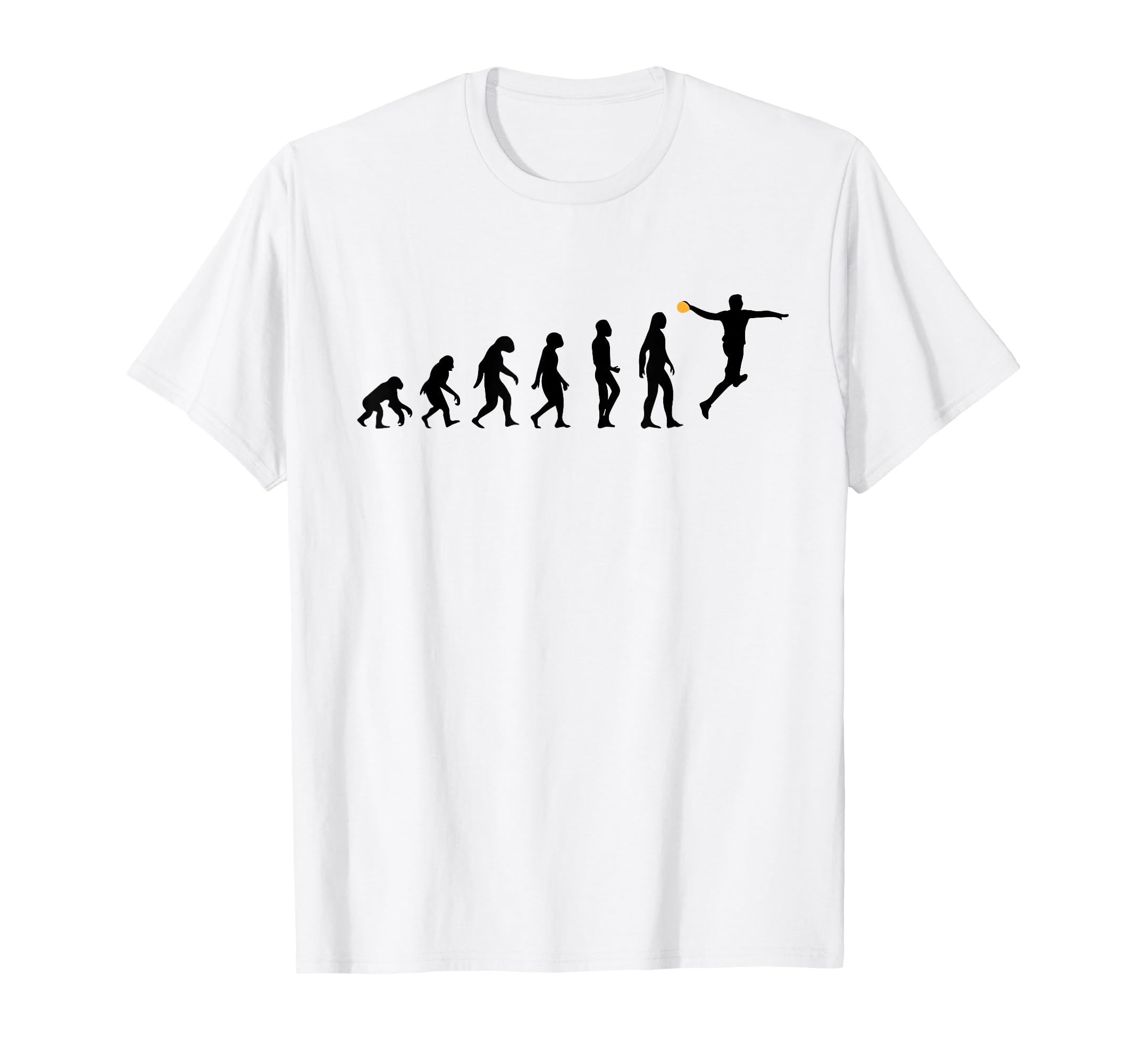 Handball Evoultion Handballer Ball T-Shirt - Novelty Apparel for Adults