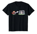 Red Panda Kicks Ball Raccoon Goalie T-Shirt - Fun Novelty Design Men Women