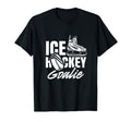 Ice Hockey Goalie Lover Player Team Puck T-Shirt - Custom Art Print Unisex