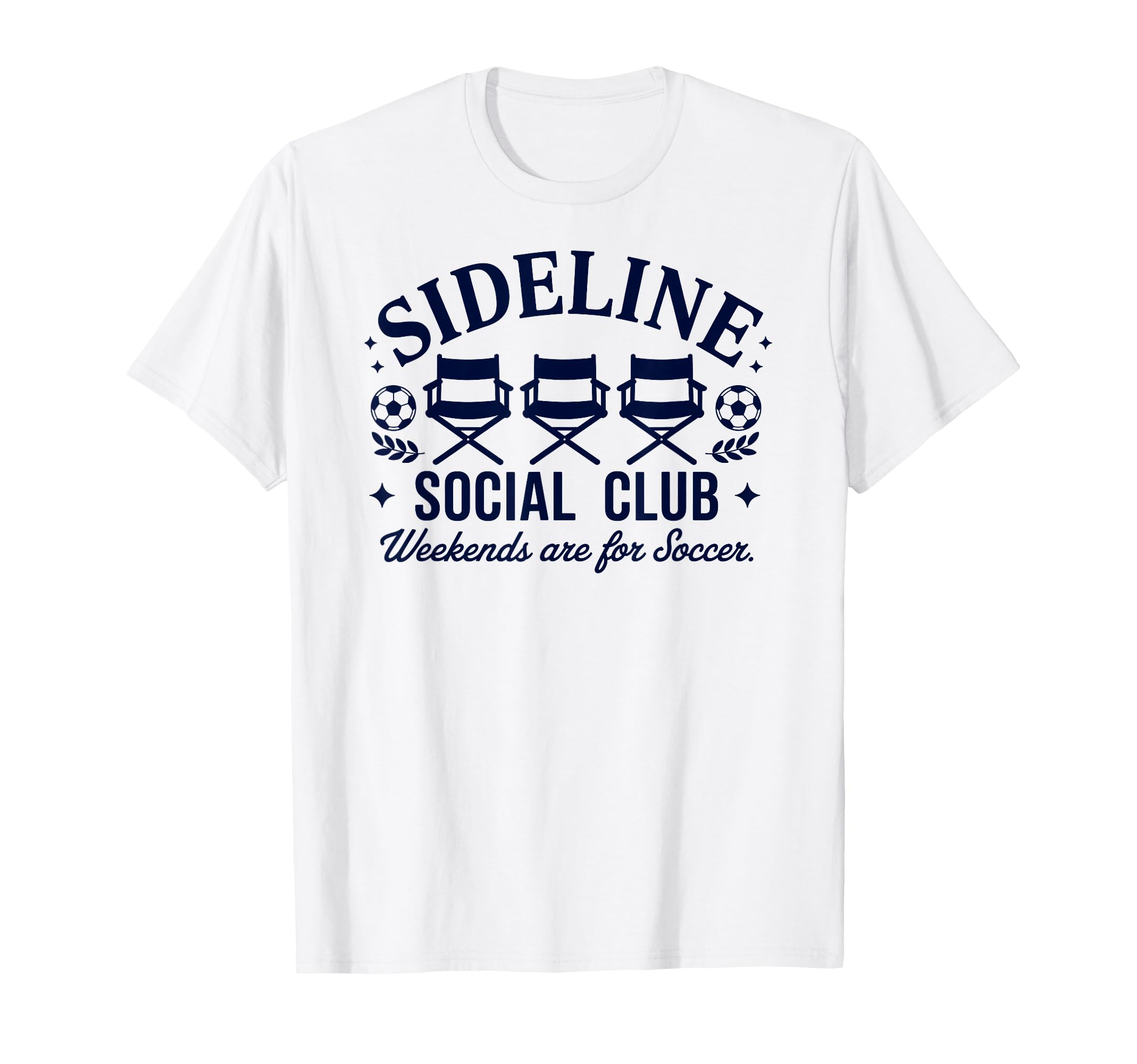 Sideline Social Club Soccer Mom T-Shirt - Aesthetic Graphic for Adults