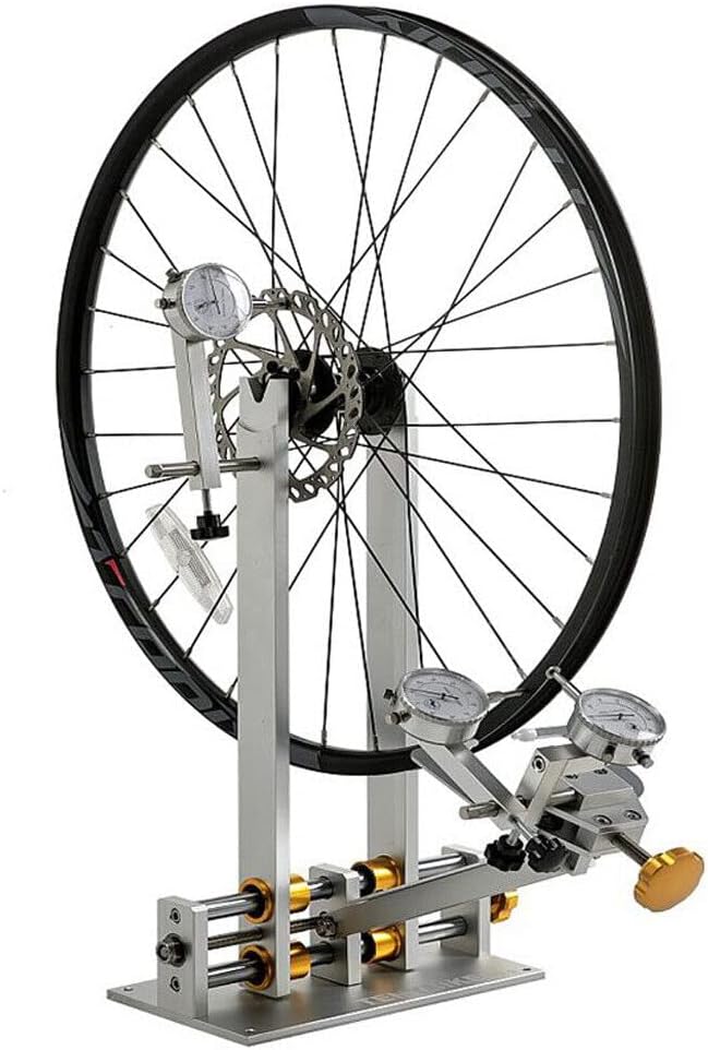 LYNICESHOP Wheel Truing Stand, 10"-29" Bicycle Wheel Truing Stand Bike Hub Maintenance Platform Repair Tool Kit Professional Bicycle Wheel Repair Truing Bearing Stand