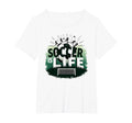 Soccer Is Life Inspiring Football Fan T-Shirt - Fun Novelty Design Unisex