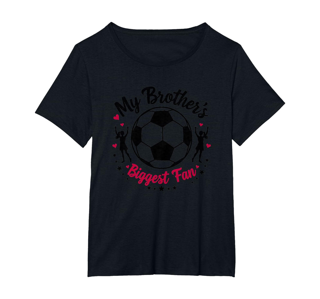 Soccer Sister My Brothers Biggest Fan T-Shirt - Custom Art Print Unisex