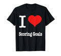 Soccer I Love Scoring Goals Strikers T-Shirt - Graphic Print Men Women