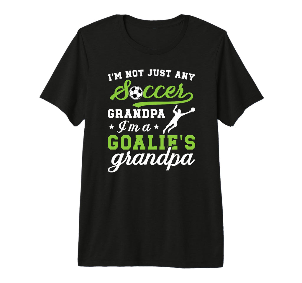 Mens Im Soccer Goalie Grandpa Soccer T-Shirt - Trendy Graphic for Adults