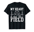 My Heart Is Field Soccer T-Shirt - Streetwear Style Unisex