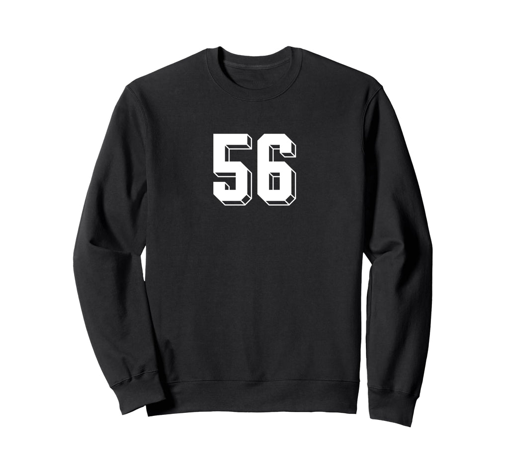 Number 56 80S 90S Soccer Team Sweatshirt - Streetwear Style Men Women