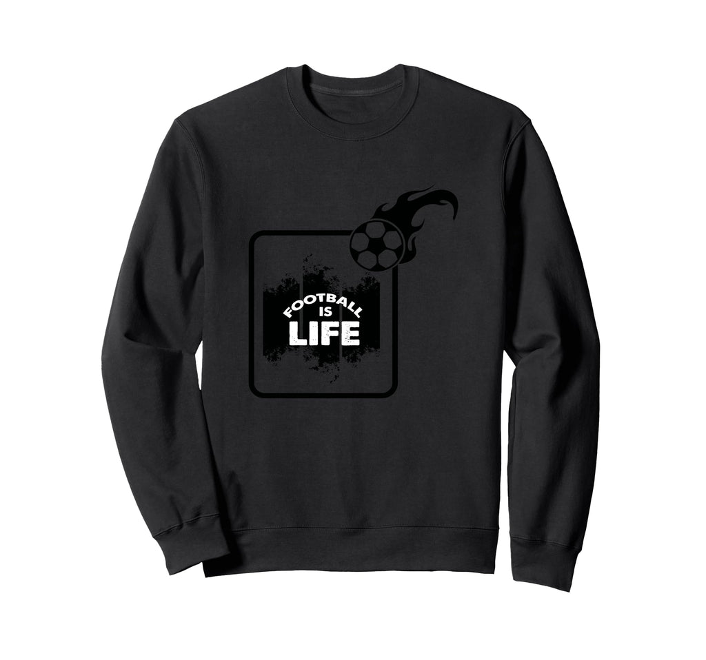 Football Fan Soccer Lover Football Is Sweatshirt - Graphic Print Unisex