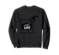Football Fan Soccer Lover Football Is Sweatshirt - Graphic Print Unisex