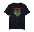 My Heart Is That Field Soccer Fan T-Shirt - Graphic Print for Adults