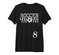 Soccer Mom Jersey Number 8 Favorite T-Shirt - Unique Graphic for Adults