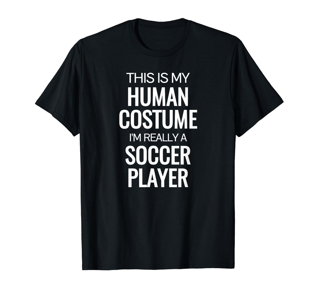 Soccer Player Funny Soccer Halloween T-Shirt - Trendy Graphic Men Women