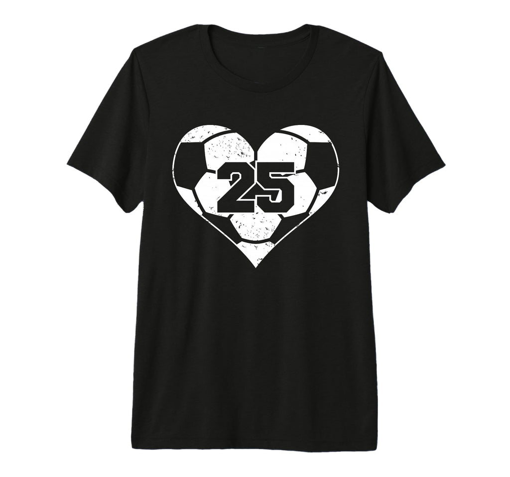 Soccer Number 25 Jersey Funny Soccer T-Shirt - Aesthetic Graphic Unisex