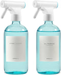 MaisoNovo Spray Bottle for Plants - 16.9 fl oz Blue x 2 with 16 Labels