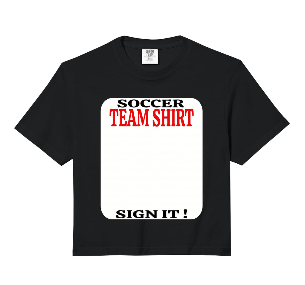 Soccer Team Sign It Funny Soccer Player T-Shirt - Unique Graphic Unisex