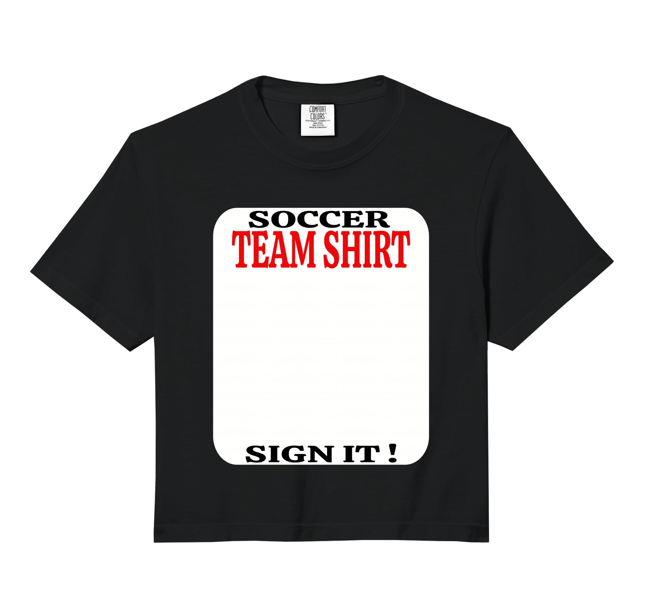 Soccer Team Sign It Funny Soccer Player T-Shirt - Unique Graphic Unisex