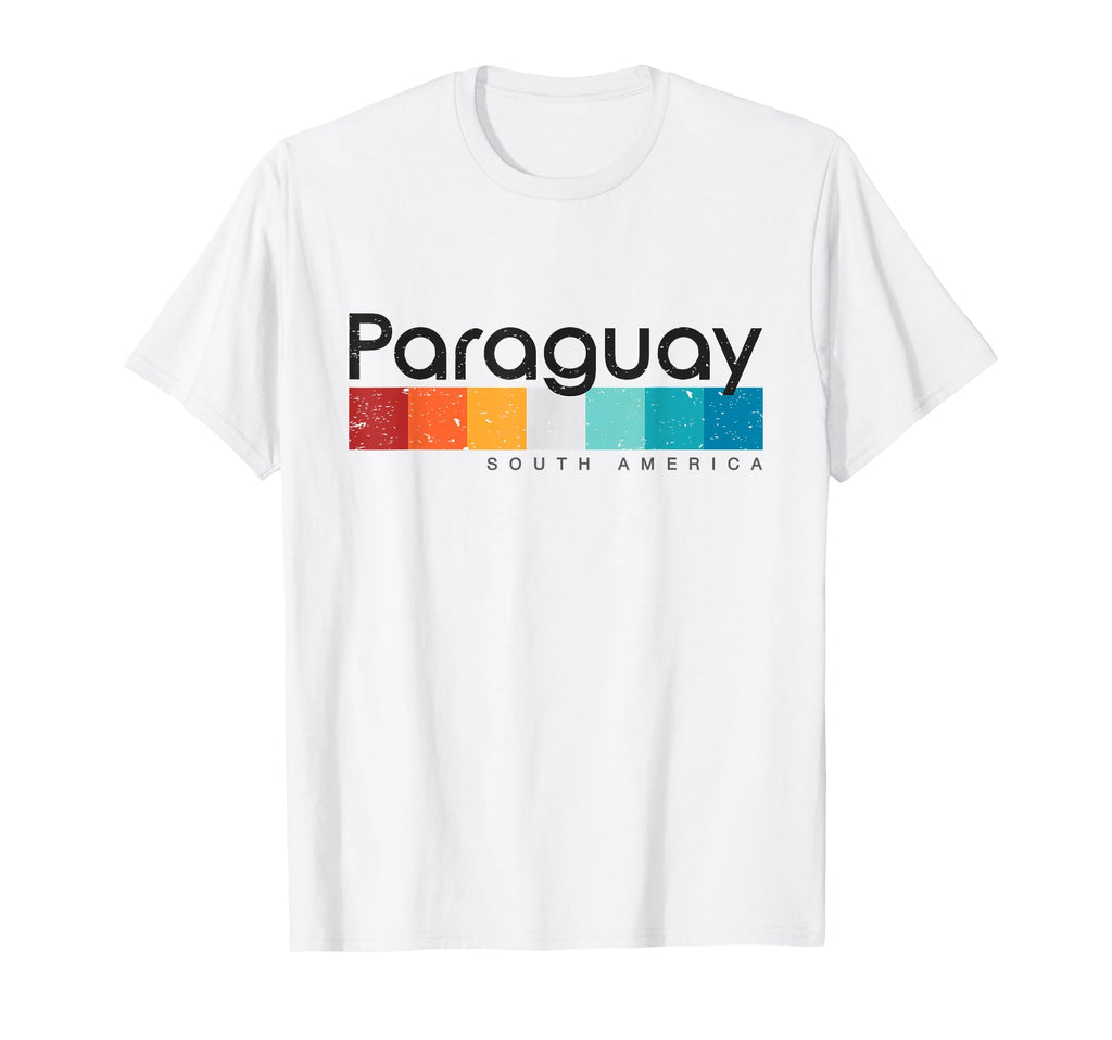 Paraguay South America 1980S T-Shirt - Streetwear Style for Adults