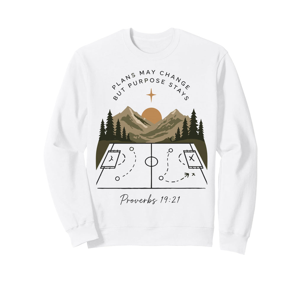 Christian Soccer Proverbs Faith Sweatshirt - Trendy Graphic for Adults