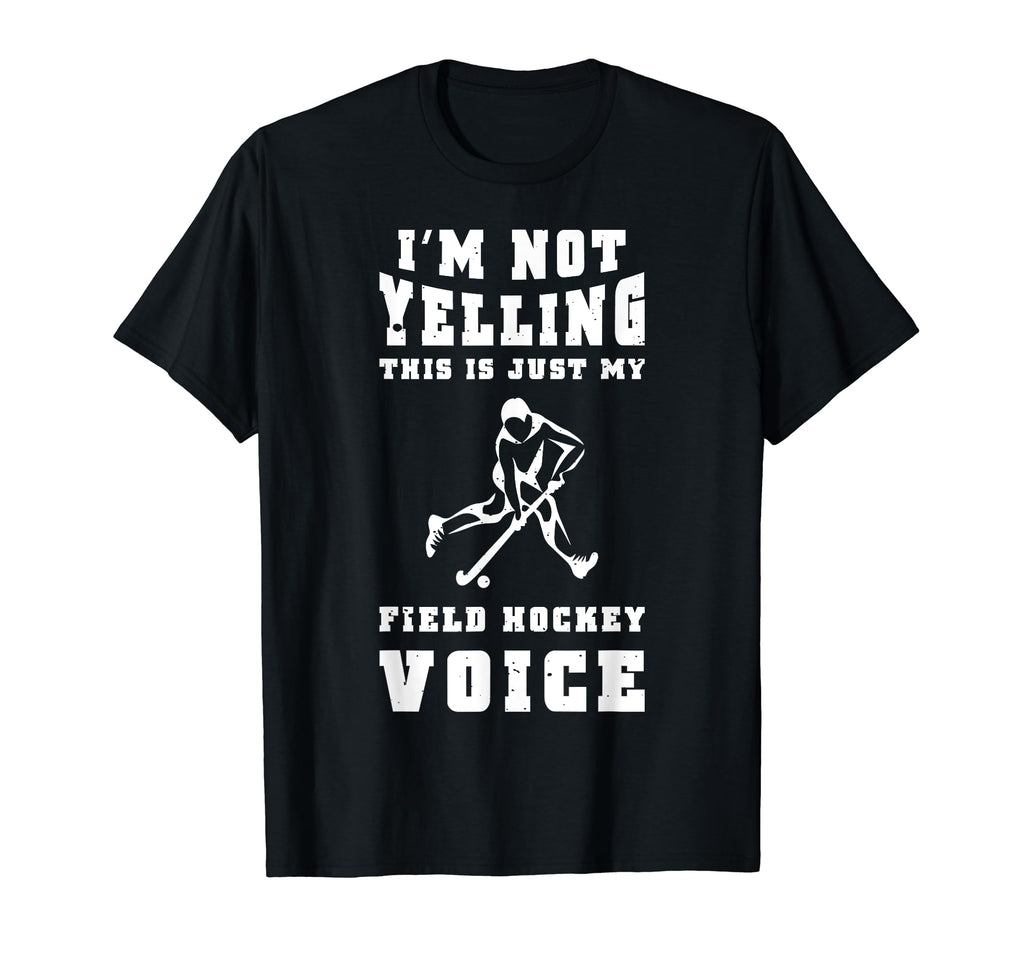 Hockey Training Goal Shooting Goalie T-Shirt - Minimalist Print for Adults