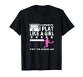 Soccer Player I Play Like Funny T-Shirt - Casual Everyday Wear for Adults