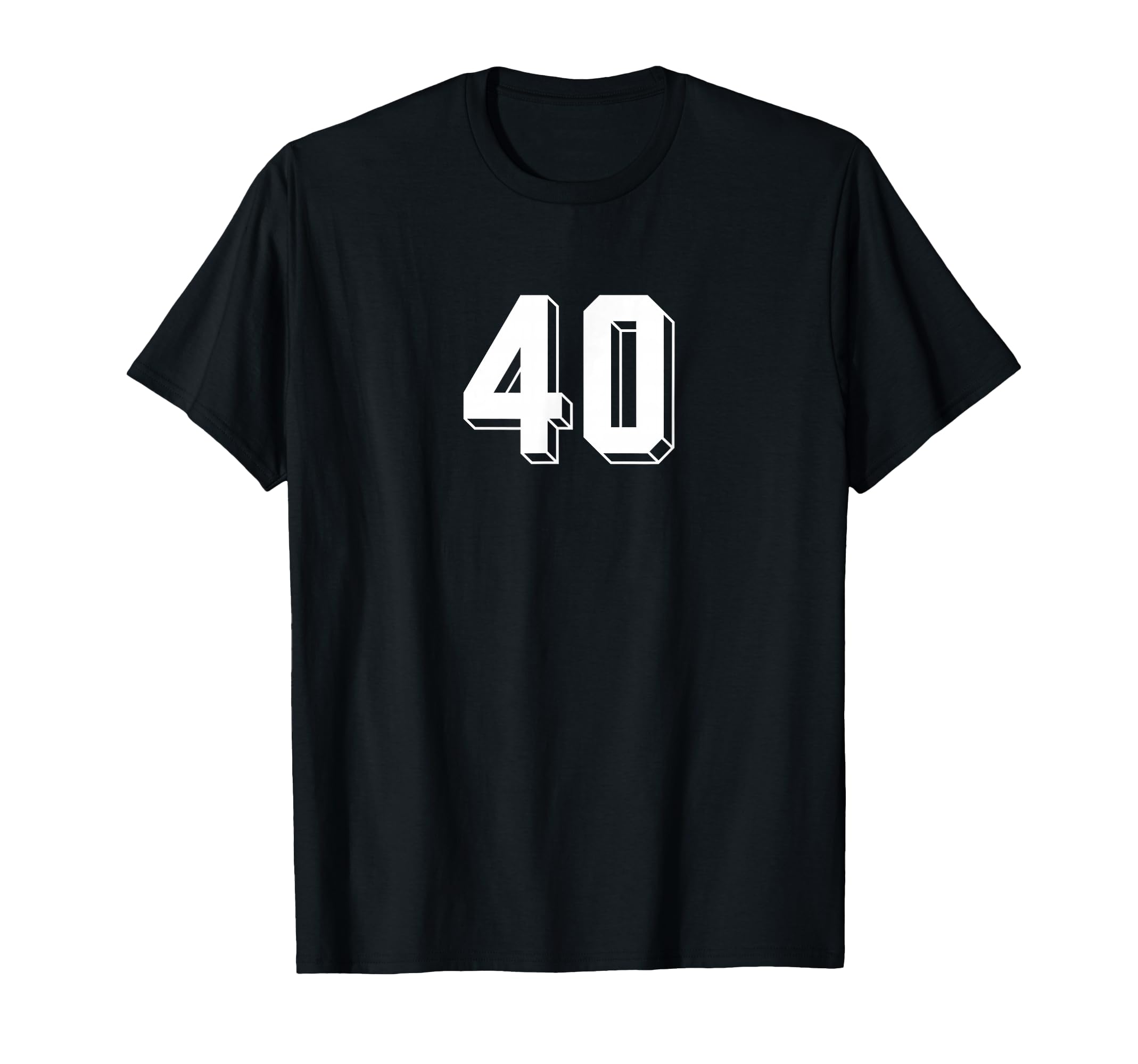 Number 40 80S 90S Soccer Team Jersey T-Shirt - Unique Graphic Men Women