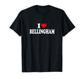 Bellingham I Love Bellingham Small T-Shirt - Streetwear Style Men Women
