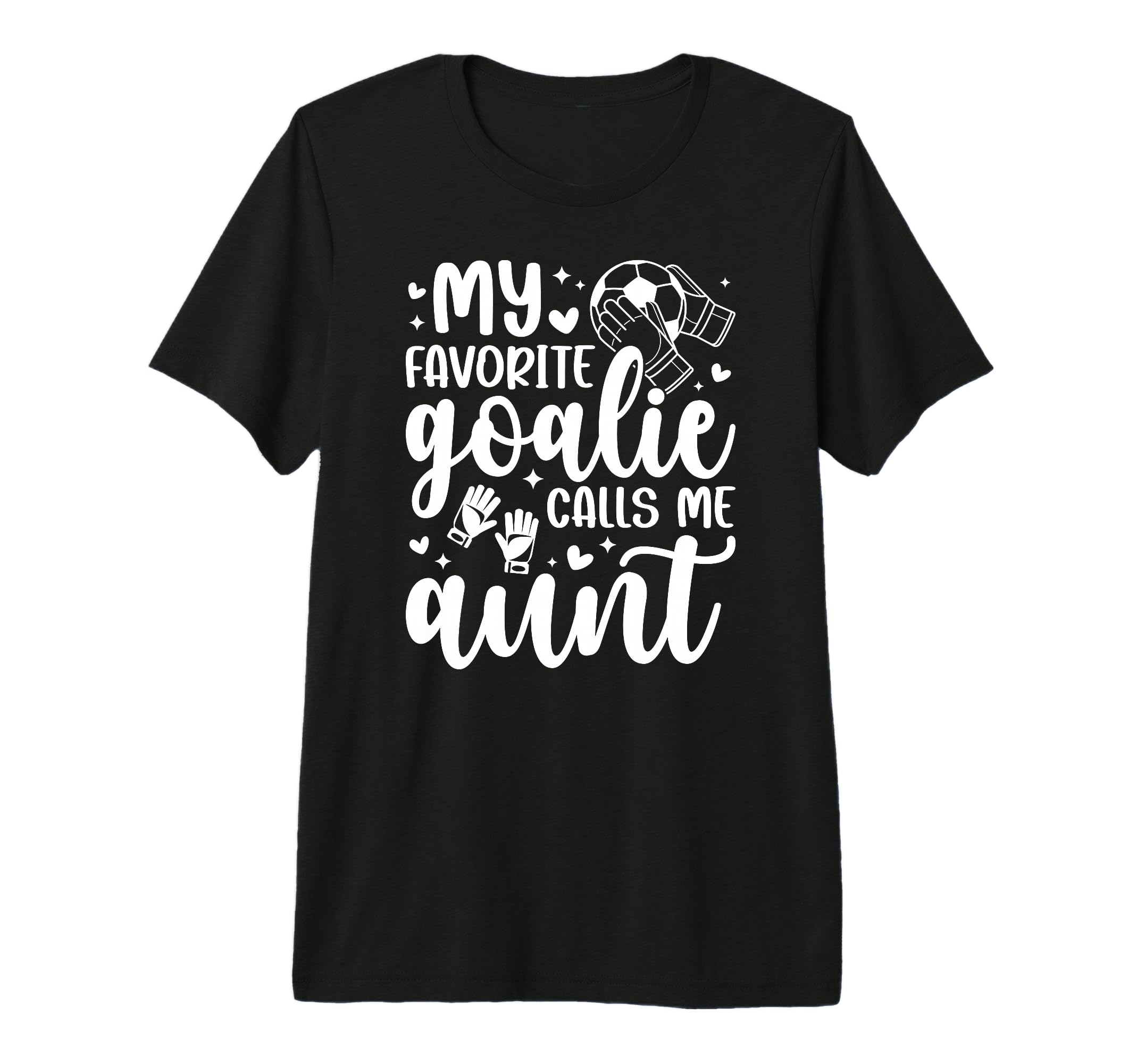 Proud Soccer Goalie Aunt Soccer T-Shirt - Streetwear Style for Adults