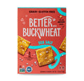 Better With Buckwheat - Sea Salt Crackers, 4.25 oz (Pack of 6) - Gluten-Free Snacks