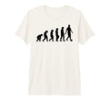 Soccer Evolution Tri Blend T-Shirt - Custom Art Print Unisex