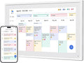 Digital Calendar 15.6" Chore Chart – 1080P Full HD Interactive Touchscreen, Smart Family Planner, Hearth Display Digital Wall & Desk Mountable for Seamless Scheduling