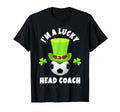 Soccer Head Coach Im Lucky Head Coach T-Shirt - Trendy Graphic Unisex