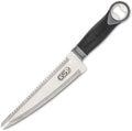 VIPER Grill Utility Knife - 8 inch High Carbon Stainless Steel Chef Knife Bread Knife Meat Turner Bottle Opener with Sheath Grilling Gifts for Dad Men
