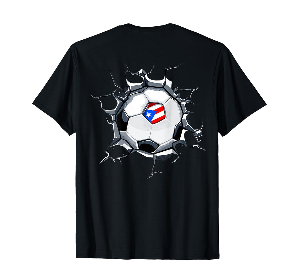 Puerto Rico Soccer Fans Jersey T-Shirt - Aesthetic Graphic Men Women